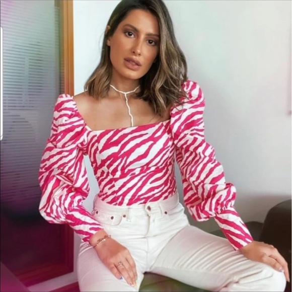 Animal print bodysuit TRF - Picture 4 of 16